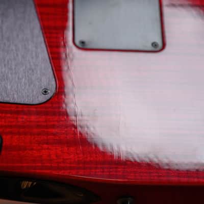 Hamer Californian Custom Flame Maple Top/Back/Neck Transparent Cherry 1988 w/OHSC image 16
