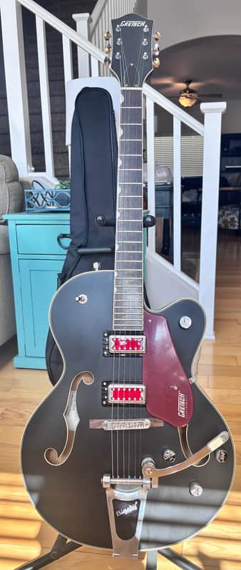 Gretsch G5410T Electromatic "Rat Rod" Hollow Body Single Cutaway 2020 - Present - Matte Black image 1