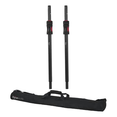 Gator GFW-ID-SPKR-SPSET Frameworks QSC KW181 Speaker Pole Set with Carry Bag