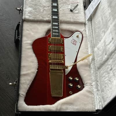 Gibson Firebird VII Cherry & Gold Hardware Excellent with Checklist & Case image 2