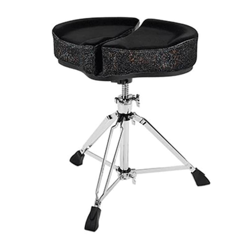 Ahead Spinal-G 3-Leg Saddle Drum Throne Black Sparkle image 1
