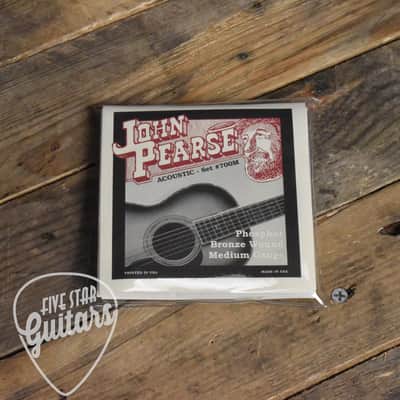 John Pearse JP 700M Medium Phosphor Bronze Acoustic Guitar Strings - 13/56 image 2