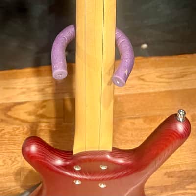 Warwick RockBass Corvette 5 string - Burgundy Red Transparent image 7