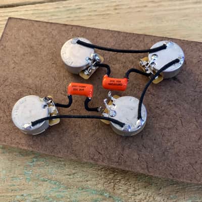 Epiphone Les Paul 50’s Wiring Harness CTS Orange Drop Gavitt Wire image 1