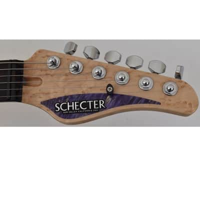 Schecter CET Custom USA Masterwork Guitar with Buckeye Burl Stabilized Top image 8