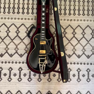 Gibson Les Paul 1957 - VOS Custom 2 Pickup Black Beauty with Bigsby image 1