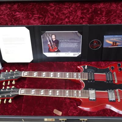 Gibson EDS-1275 Jimmy Page Aged/Signed & Played Ultimate Collectable Custom Shop Model image 2