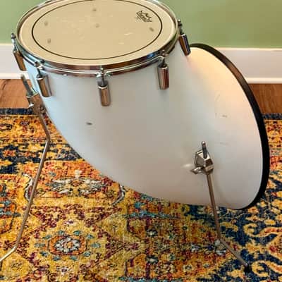 North Drums 14" Floor Tom Drum White Read Details Vintage 70's image 10