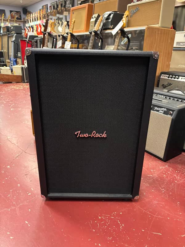 Two Rock 2x12" Open-Back Vertical Guitar Speaker Cabinet Black image 1