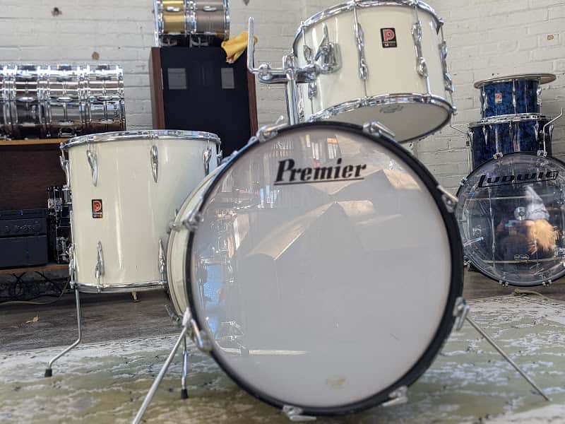 Premier 3-Piece Mahogany Drum Set 70's image 1