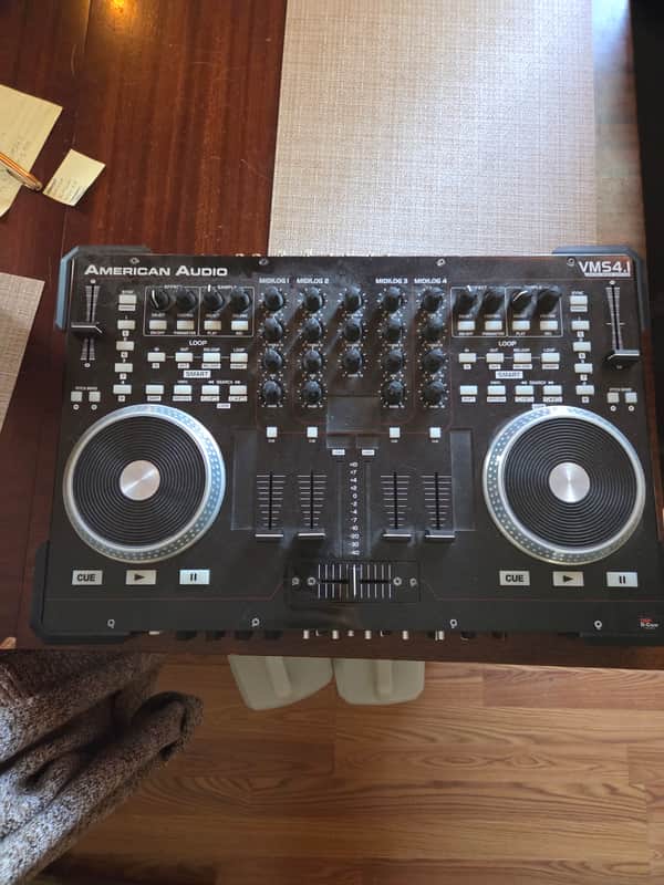American Audio VMS4.1 4-Channel MIDILOG DJ Controller 2010s - Black image 1
