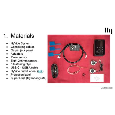 HYVIBE SYSTEM H2 INSTALLATION KIT image 3