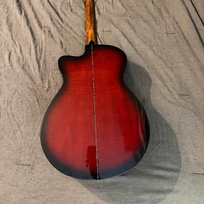 PRS SE A50E Angelus with Fishman GT1 Pickup 2018 - 2021 - Fire Red Burst image 6
