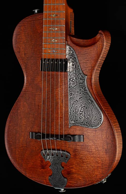 Scott Walker Guitars Katana Flamed Mahogany, Pernambuco Neck (764