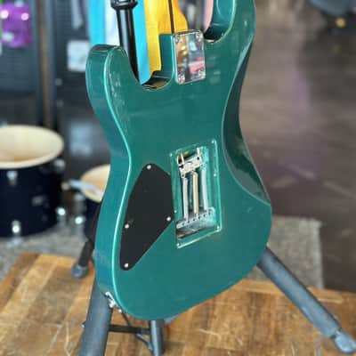 "S-Style" Partscaster with Seymour Duncan JB and Emerson Electronics - Natural Top w/ Green Back image 8