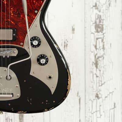 Novo Serus J - Bull Black Over '64 3-Tone Sunburst w/ Lollar Firebird Pickups image 12