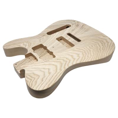 Carparelli Custom 2-Piece Swamp Ash T-Style Body, Hybrid Jazzmaster/P90/Strat - Un-Finished image 4