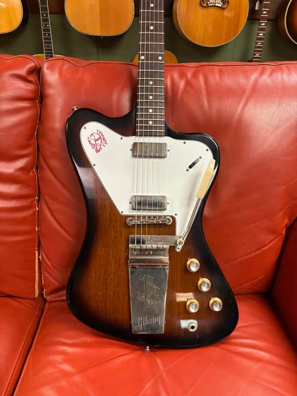 2024 Gibson Custom Shop '65 Non-Reverse Firebird V Reissue with Maestro Vibrola Vintage Sunburst VOS image 1