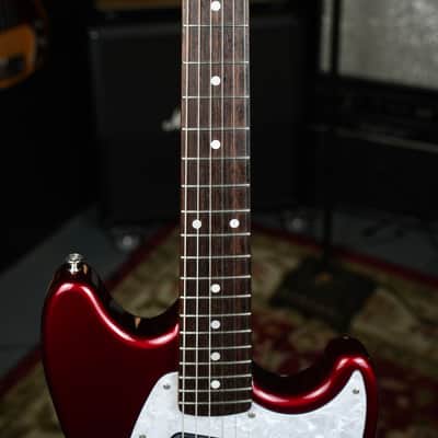 1995-1996 Fender Mustang MG-69, Made in Japan - Candy Apple Red / Matching Headstock / Pro Setup image 4
