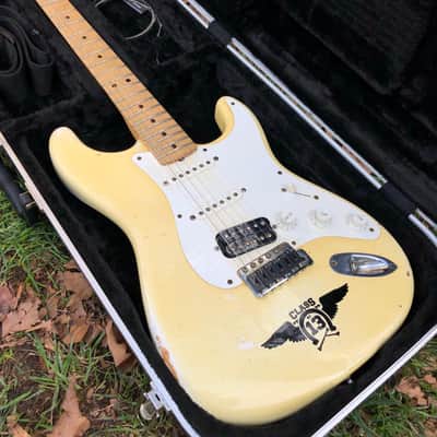 Fender Stratocaster 1970 Olympic White ex Billie Joe Armstrong GREEN DAY image 8