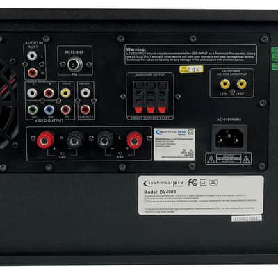 DV4000 4000w Bluetooth Home Theater DVD Receiver+2) 5.25" Black Ceiling Speakers image 19