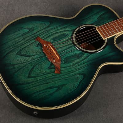 Crafter FX-550EQ Electro Acoustic - Green Burst - 2nd Hand image 12