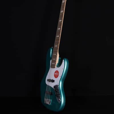 Squier Affinity Active Jazz Bass, Laurel FB, Mystic Sea Foam Green image 6