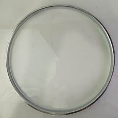 Slingerland 13"Single-Flange Tom Drum COB Batter Rim/Hoop Chrome-Brass RadioKing image 5