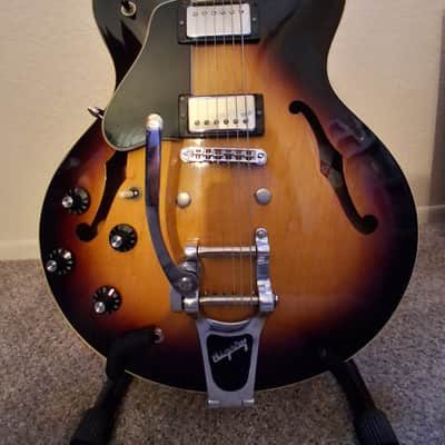 Gibson Es-335 Left handed 1979 - sunburst image 4