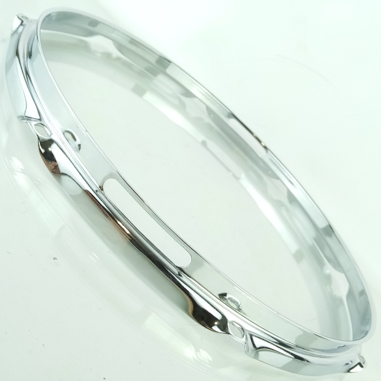 Ludwig 14"8Lug Snare Drum Resonant 1.6mm Rim/Hoop Chrome Rounded Gates Jazz Fest — main photograph