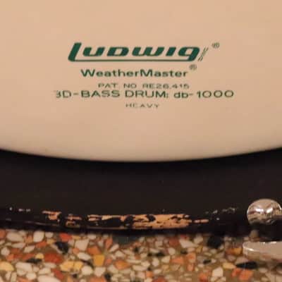 Ludwig Hollywood 4pc Drum Kit Set 3Ply Vintage 1970's  12/13/18/22" Mod Orange image 6