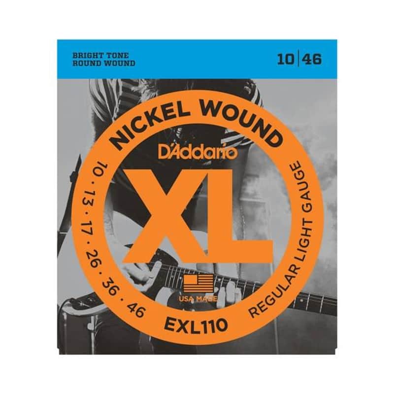 NEW D'Addario EXL110 Nickel Wound Electric Strings - Regular Light - .010-.046 image 1