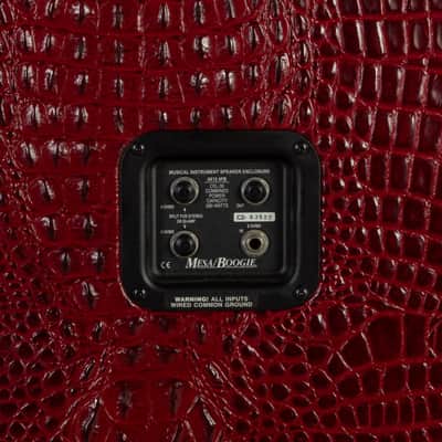 Used Mesa Boogie 4X12 4FB Antique Red Crocodile image 4