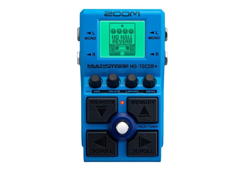 Zoom MS-70CDR+ MultiStomp Guitar Effects Pedal for Guitarists & Keyboardists with 140+ Chorus, Delay & Reverb Effects, Stereo I/O, Effect Chaining, Built-In Tuner, Battery Powered image 1