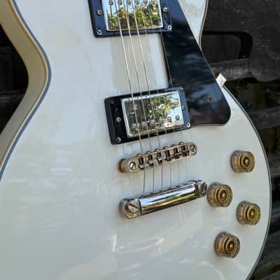 Blitz Les Paul Custom by Aria Pro II, 1992 Vintage White, Made in