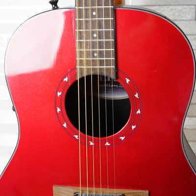 Ovation 1516 Ultra Series Mid-Depth Acoustic-Electric Guitar - Vampira Red image 4