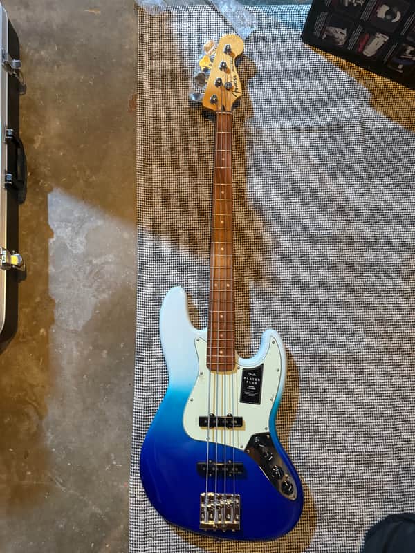 Fender Player Plus Jazz Bass with Pau Ferro Fretboard 2021 - Present - Belair Blue image 1