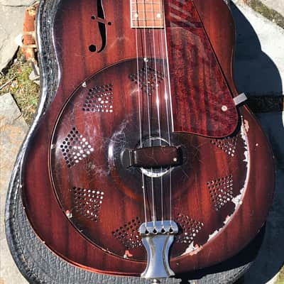 1937 National Triolian Resophonic Steel body Tenor image 1