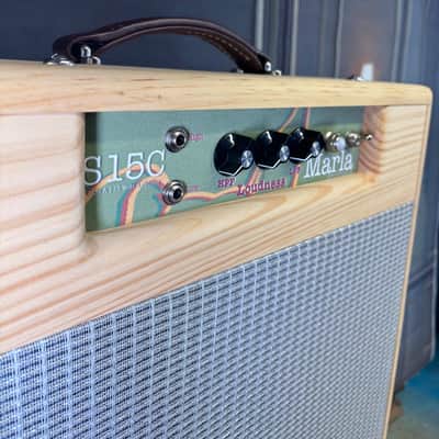 Marla Amps S15Classic + LIBBY Reverb Unit | Polyurethane Natural | Handwired | 15 Watts | 12in Combo image 9