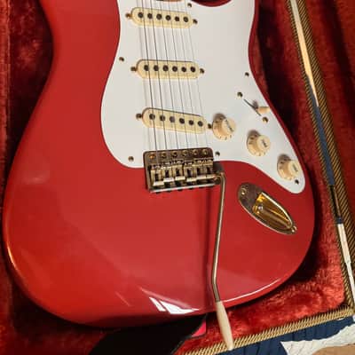 Fender Limited Edition '50s Stratocaster with Maple Fretboard, Gold Hardware 2017 - Fiesta Red image 2