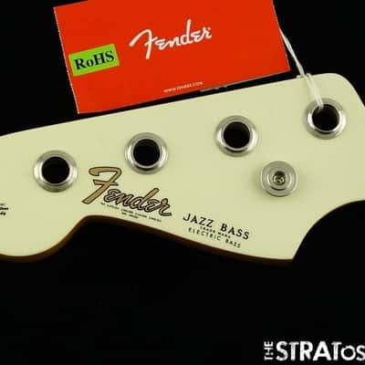 LEFTY Fender AV II American Vintage 1966 Jazz J Bass NECK 66 Bound Rosewood