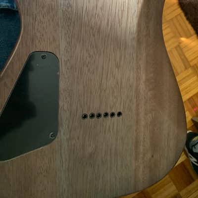 Schecter Omen Elite-6 See-Thru Blue Burst upgrades image 4