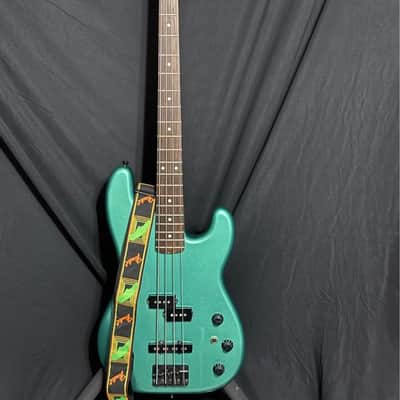 Fender MIJ Boxer Jazz Bass 2020 - 2022 - Sherwood Green Metallic image 1