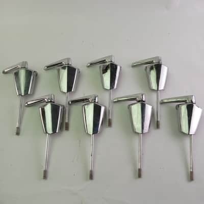Premier 8x Bass Drum Tension T-Rods+Claws Vintage 60s-70s Elite Chrome Set4 9/16 image 1