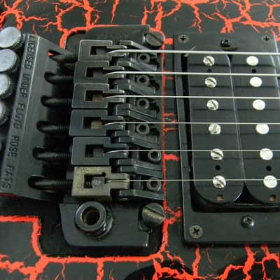 VESTER II MANIAC SERIES Circa 1991 Archtop Red Crackle Finish Body Neck Guitar Kramer Style image 7