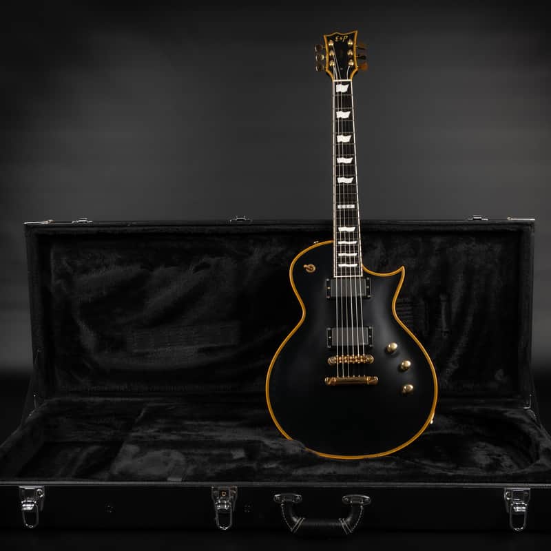 2009 ESP Standard Eclipse-II - Vintage Black | No E-II Japan Singlecut EMG 81 60 Humbucker Pickups 3.55kg | OHSC