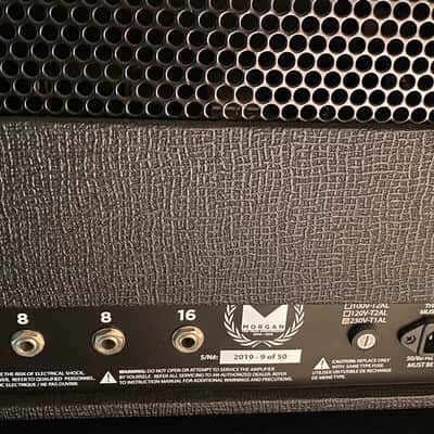 Morgan Amplification JMI 10th Anniversary 20-Watt Guitar Amp Head 2019 - Black image 3