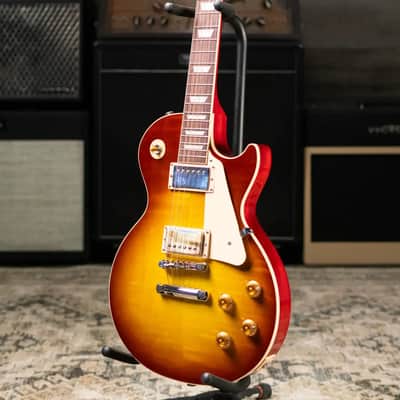 Gibson Les Paul Standard 50s Figured Electric Guitar - Iced Tea with Hardshell Case image 11