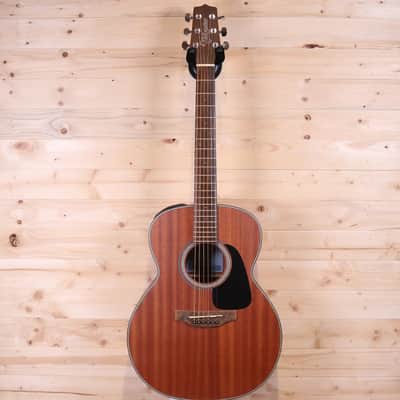Takamine GX11ME-NS NEX 3/4 Layered Mahogany Auditorium Acoustic-Electric Guitar - Natural image 12