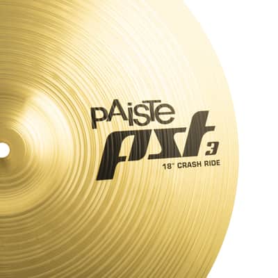 Paiste PST3 Crash Ride 18" - Crash Ride Cymbal image 3